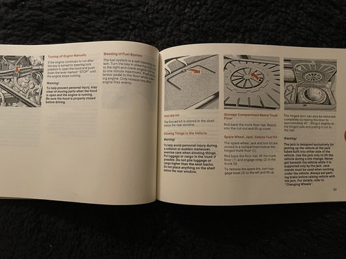 Mercedes-Benz MB 1987 W124 300D Diesel Sedan Owner’s Manual Handbook OEM NOS - Picture 14 of 22