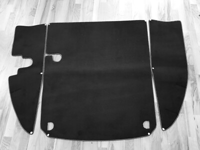Kofferraum Teppichsatz Jaguar XK 150 FHC DHC OTS  Velour Schwarz