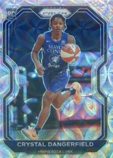2021 Panini Prizm WNBA CRYSTAL DANGERFIELD RC #41 PREMIUM BOX SET SCOPE #48/99