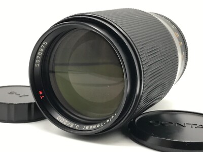 Exc++] Contax Carl Zeiss Tele-Tessar T* 200mm f3.5 Lens AEG C/Y 