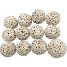 5104 Small Sola Bird Balls - Handmade Sola Wood Balls, Foraging Fun for Birds 