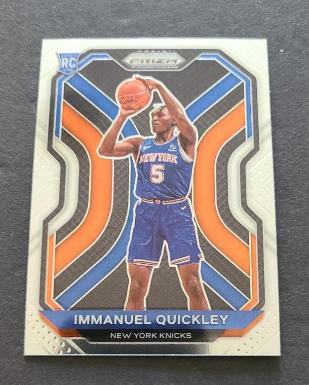 2020-21 Panini Prizm #296 Immanuel Quickley Rc Rookie Knicks