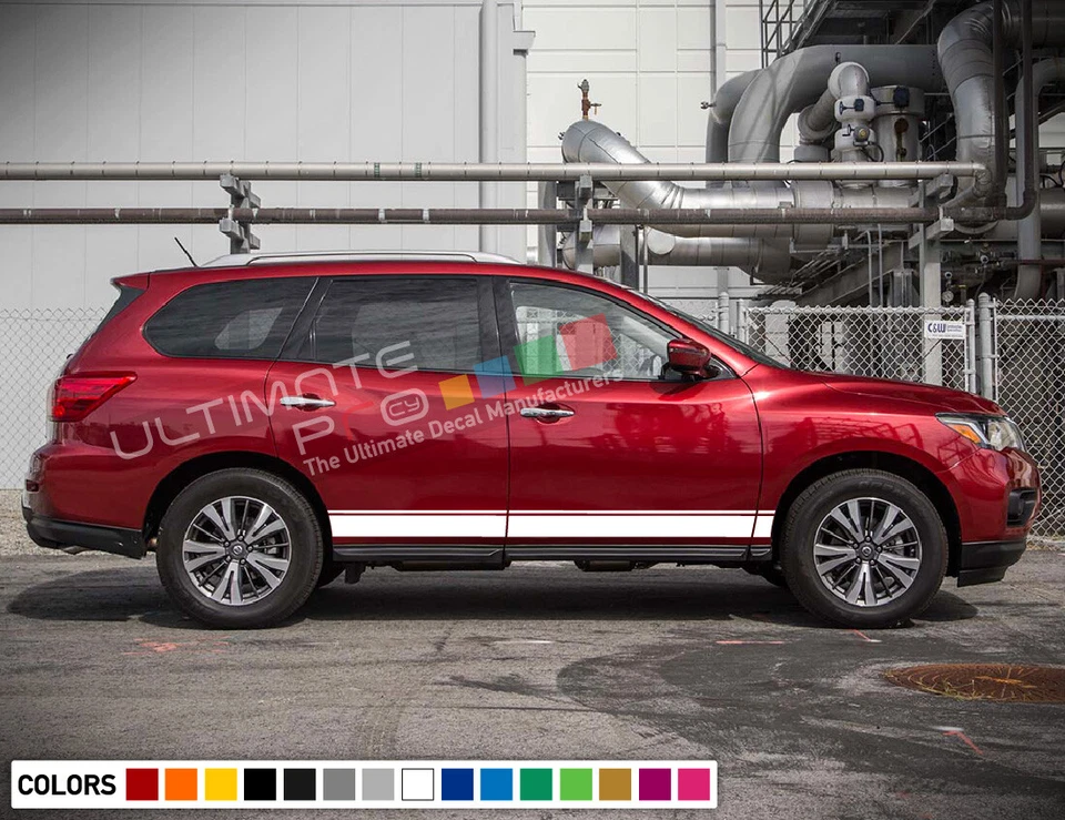 Kit de rayas adhesivas para Nissan Pathfinder gráfico todoterreno falda afinación onda rack Foto 3 de 4