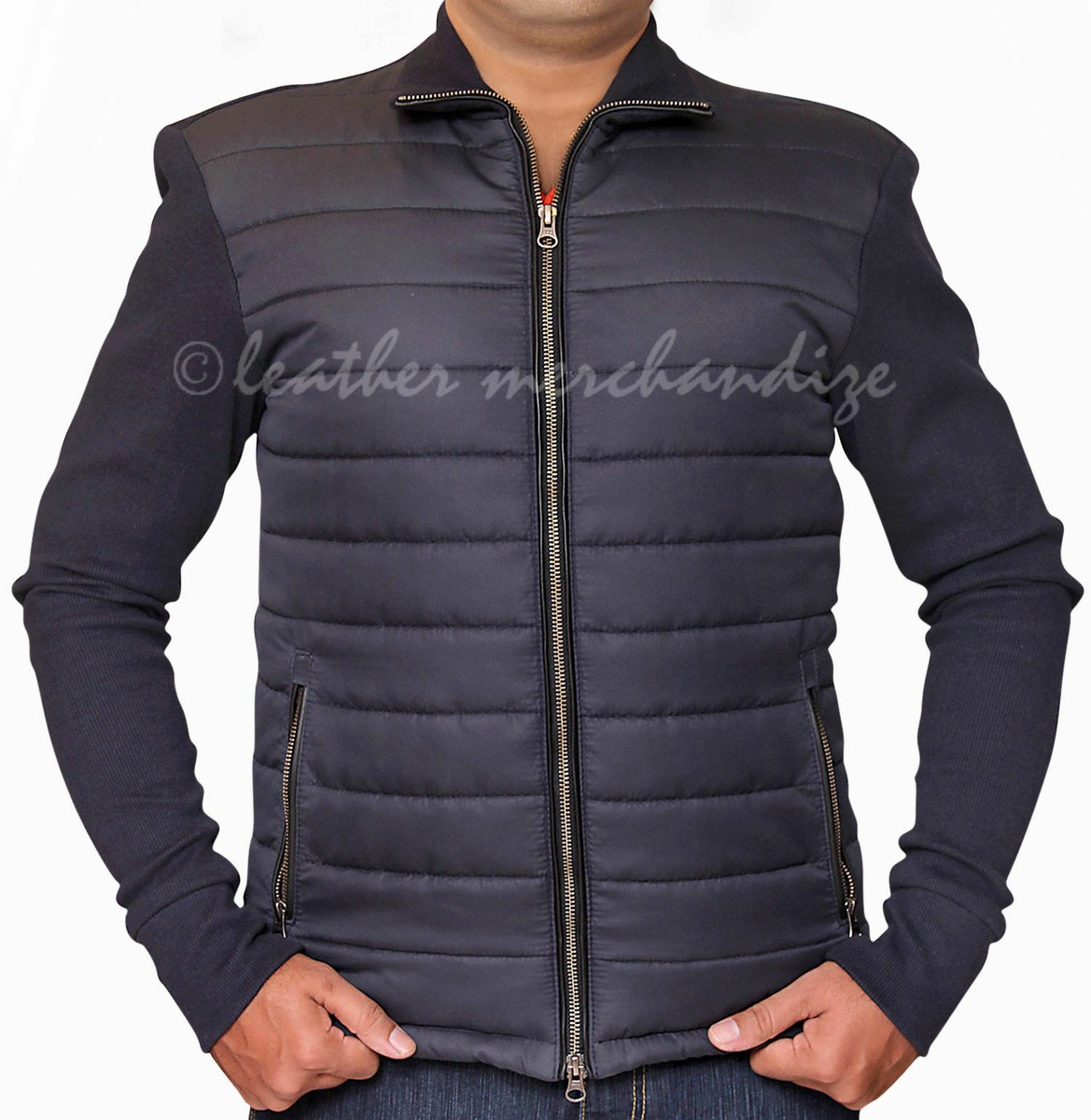 James Bond SPECTRE Knitted Sleeve Bomber Jacket Daniel Craig - Foto 8