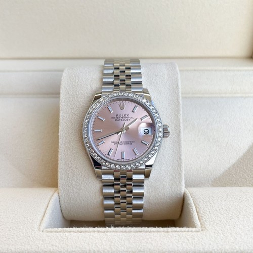 Rolex Datejust 31mm 2024 Full Set UNWORN Diamonds Pink 278240 - Picture 9 of 12