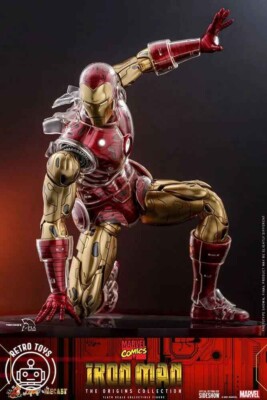 Hot Toys Iron Man CMS07 Origins Collection Comic Masterpiece 1/6 Figur Sideshow