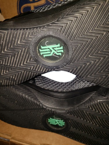 Nike Kyrie 1 Drive Way Men's Size 13 Black Silver Green Glow Shoes 705277-001 - Picture 9 of 9
