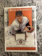 2025 Panini Boys Of Summer Goose Gossage Pastime Materials Patch /99 Game Worn 
