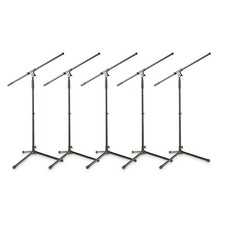 Musician's Gear MS-220 Tripod Mic Stand 5-Pack