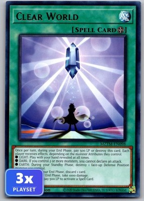 3x Clear World MZTM-EN098 R 1st Edition NM