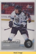 2021-22 Upper Deck CHL Stars Clear Cut Conor Geekie #344 READ 1j9w