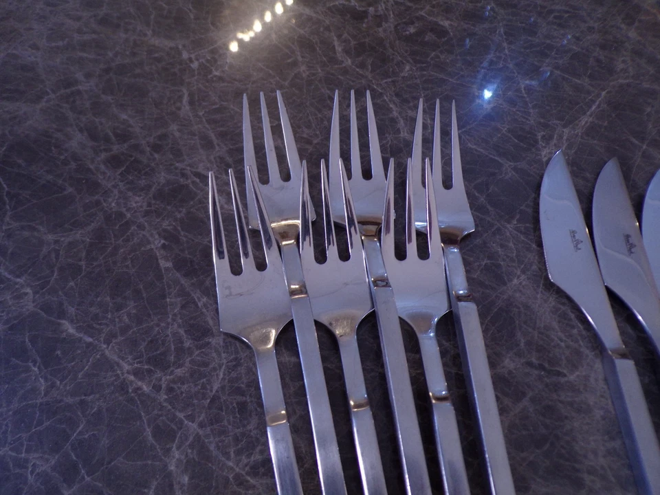 Posate design Rosenthal modello DIALOG 6 persone 24 pezzi acciaio inox 18/8 TOP - Immagine 2 di 4