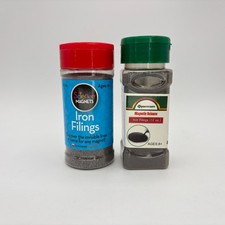 2 Pack Iron Powder Filings for Magnet Education and School 12 oz.