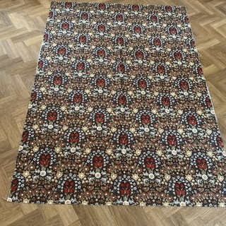 Vintage Piece Brown Jonelle Daisy Chain Floral Fabric 1960s/ 1970s