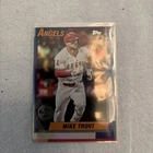 2025 Topps Mike Trout 35th Anniversary Mis-Cut Holo Card