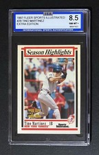 TINO MARTINEZ RARE - ISA GOLD x/500 FLEER EXTRA EDITION INSERT NOT PSA