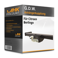 für Citroen Berlingo 06.2018-Jetzt G.D.W. AnhäNgekupplung Starr AHK NEU