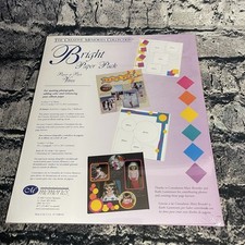 Creative Memories 10x12" BRIGHT Collections Bright Paper Pack