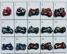 Motorcycle Jibbitz Crocs shoe charms- 15 pcs for 9 