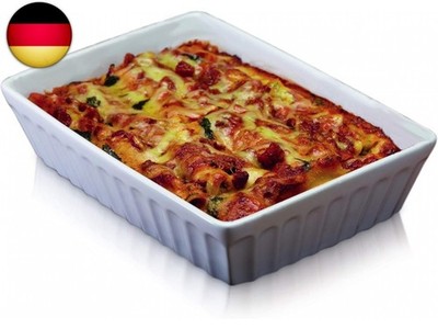 World of Flavours Lasagne-Schale, Cannelloni und Nudelauflauf, Steingut, 33 x