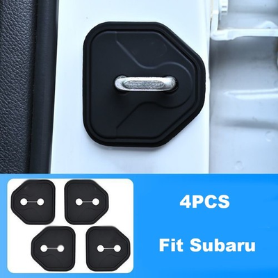 #ad 4PCS Car Door Lock Latches Cover for Subaru Car Door Guard Lock Car Accessories $16.55
