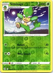 Simisage 008/264 Fusion Strike Reverse Holo