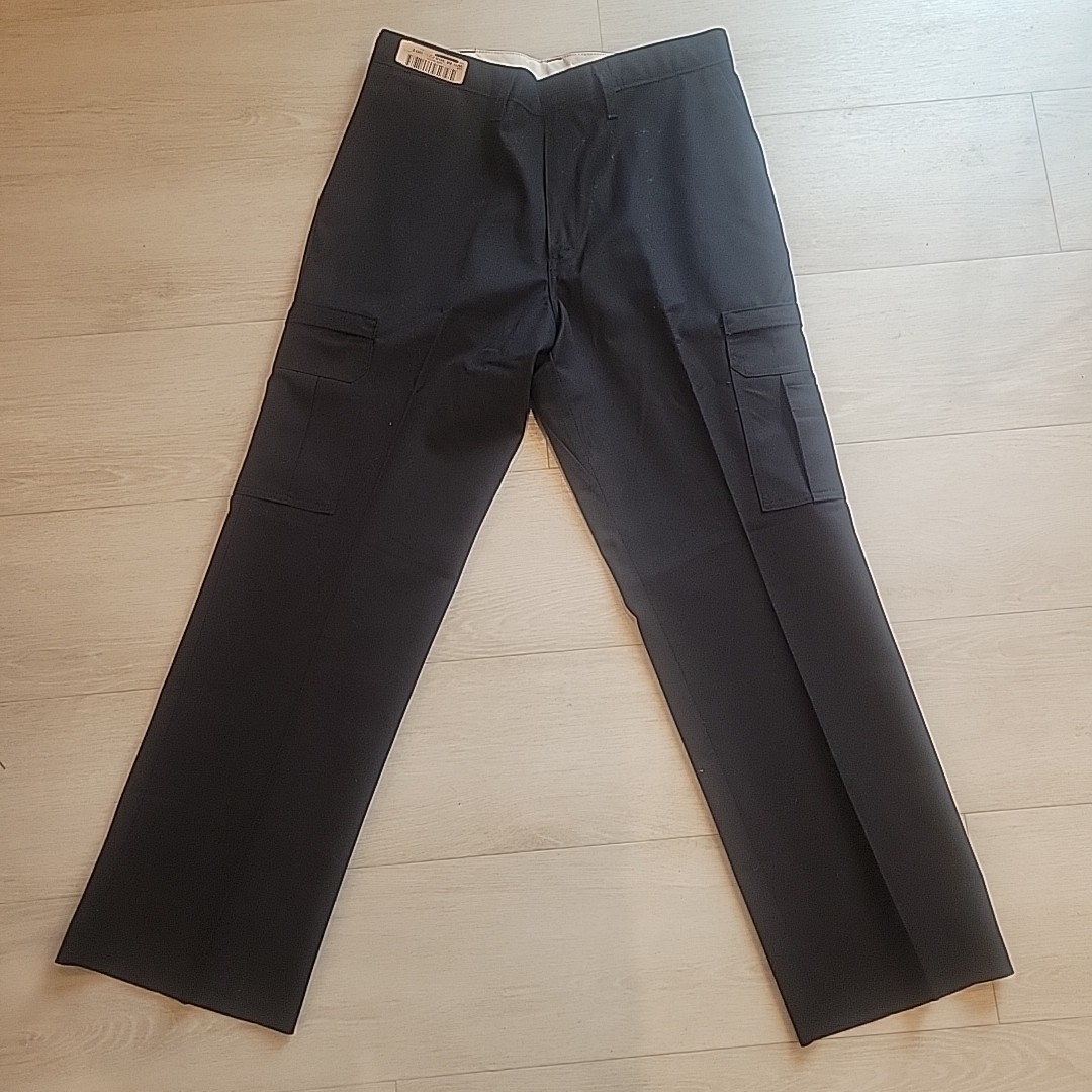 Dickies Mens 36x32 Black Cargo Work Pants Multi Pocket NWT New