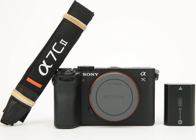 Sony Alpha a7C II Mirrorless Camera (Body Only, Black) 33MP, 1040 Shutter Count