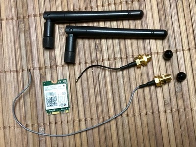 WLAN Intel 3160NGW mit Antennen und Anschlüssen s. Bilder!