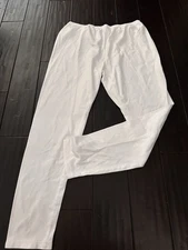 Fruit of the Loom womens XL thermal base layer pants WHITE