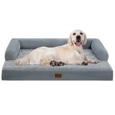 Orthopedic Dog Beds for Extra Large Dogs, Waterproof Egg Crate Foam XL Dog Be...