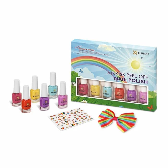 Bluesky Kids Nail Polish Set 6 Bottles, Peel Off, Non Toxic