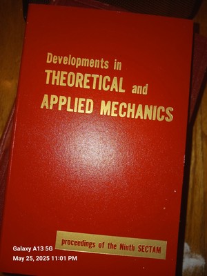 Developments In Theoretical And Applied Mathematics Softcover