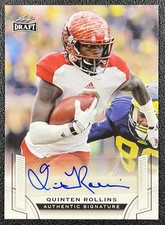 2015 Leaf Draft Quinten Rollins Rookie RC #BA-QR1 Auto