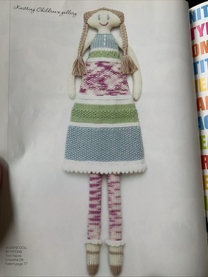 Strickanleitung dünne Puppe in DK Plüschtier Shabby Chic