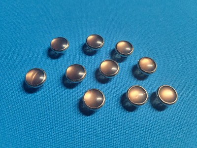 Brown 1506-5 Standard Pearl Snaps Fasteners Prong Ring Snaps (Cap Only)