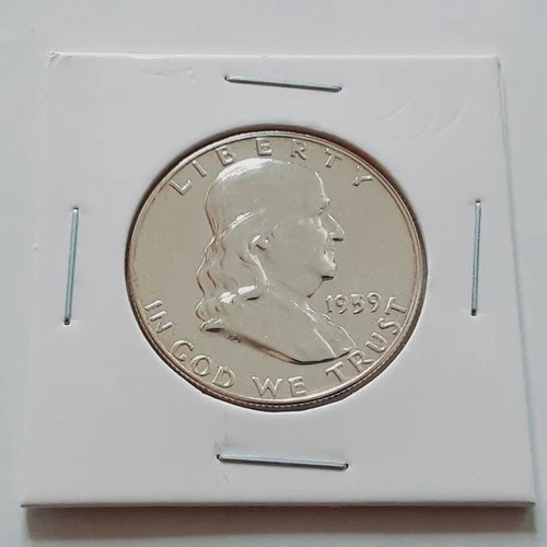 GEM BU 1959 PROOF Silver Benjamin Franklin Half Dollar!! MIRROR LIKE!  A137