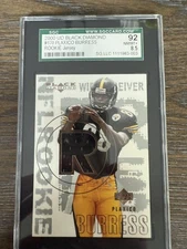2000 Upper Deck Black Diamond #170 Plaxico Burress SGC 8.5
