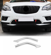 For Buick Envision 16-2020 Abs Chrome Front Bumper Diffuser Spoiler Board 2pcs
