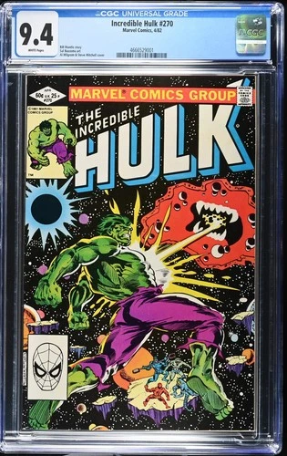INCREDIBLE HULK #270 CGC 9.4 & Amazing Spider-Man 346 CGC 7.5