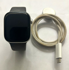 Apple Watch Series 10 42mm Silver Aluminium Case Grey Silicone Band 64GB