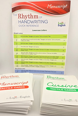 Rhythm of Handwriting Tactile Alphabet Cards (2012) Manuscript & Cursive