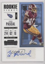 2017 Contenders Rookie Ticket/Rookie Ticket Variation Zach Pascal #237 Auto 1k5l