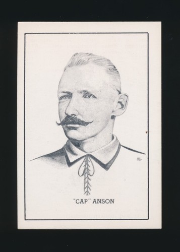 Cap Anson 1950 Callahan Hall of Fame card