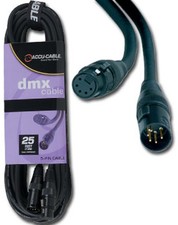 American DJ AC5PDMX25 5-Pin Dmx Polyethylene Cable 25 Feet Tinned Copper Wire