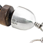 DESIGNER JAY KING STERLING SILVER TIGERS EYE LARGE BEAD 18-21" NECKLACE #DRW — photo 7