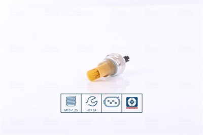 Nissens 301201 Pressure Switch, Air Conditioner for Tesla