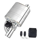 2.5 Inch Valved Muffler Electric Exhaust 2.5" (1pc, Single Valve) Single Pack