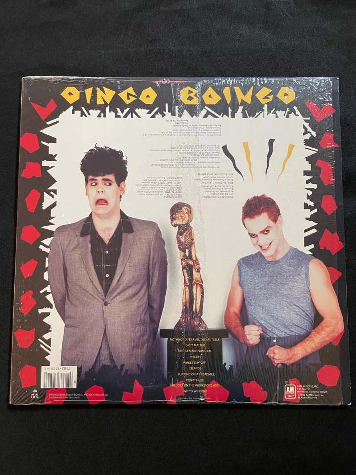 Oingo Boingo "Nothing to Fear" LP RE 1987 A&M Quax Electosound Press VG+ - Image 4 of 4