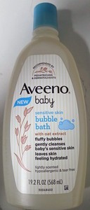 Aveeno Baby Therapy Moisturizing Bubble bath Wash with oat extract ,8 oz